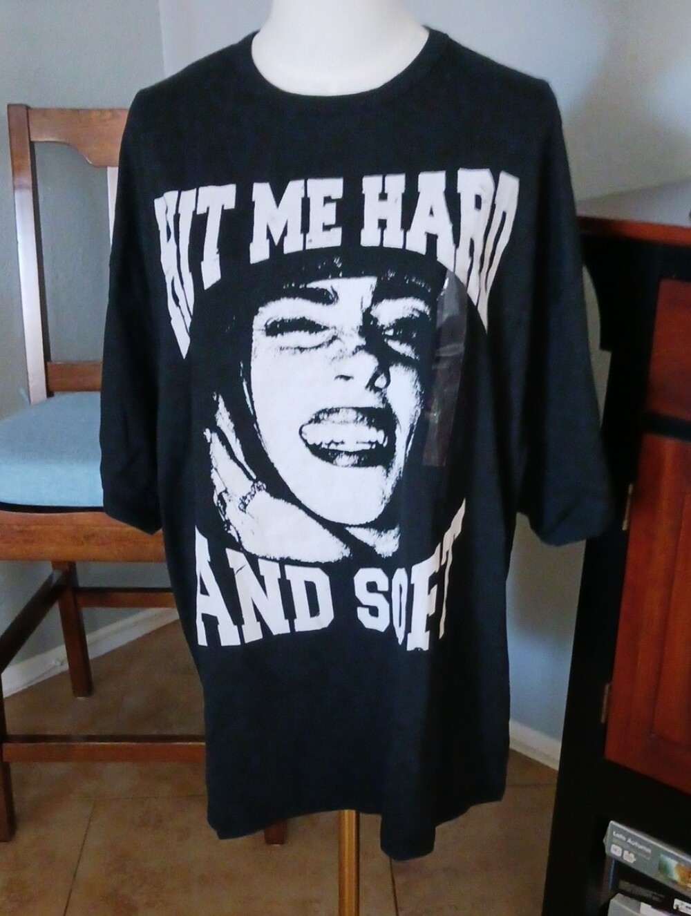 NWT BILLIE EILISH Black Graphic Tee - 'Hit Me Hard'